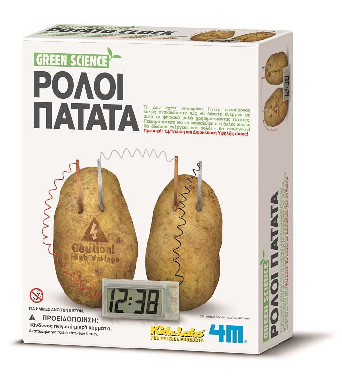Πείραμα Ρολόι Πατάτα (4M0126) - yuppietoys.gr