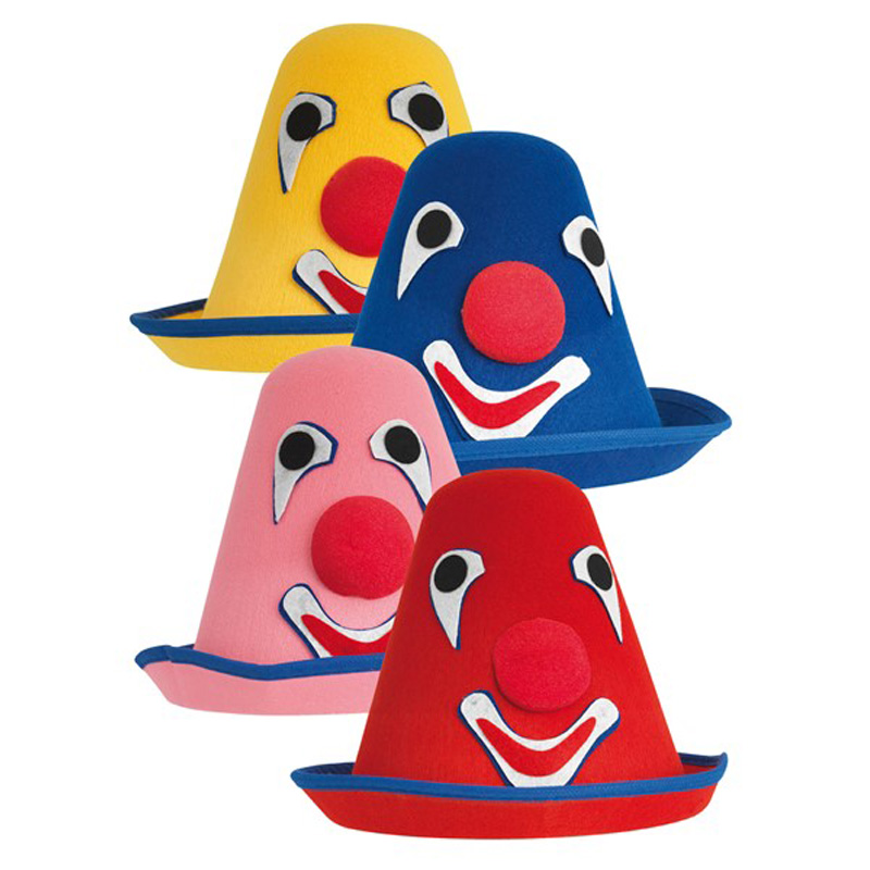 Καπέλο Κλόουν - 1 Τεμάχιο - 4 Χρώματα (72540) Clown - yuppietoys.gr