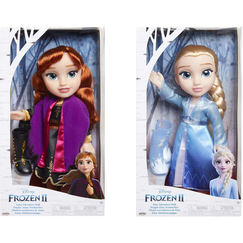 Disney Frozen 2 Μεγάλη Κούκλα Έλσα Αννα - 2 Σχέδια - 1 Τεμάχιο (FRNA1000A)  - yuppietoys.gr