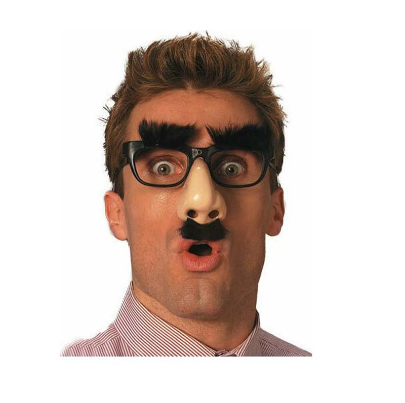 Γυαλιά με μύτη φρύδια & μουστάκι (80844) Clown - yuppietoys.gr