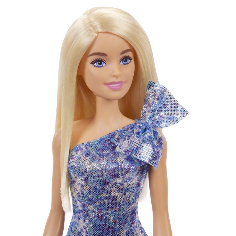 Barbie Κούκλα Μίνι Φορέματα Ξανθιά με Μπλε Φόρεμα Mattel (GRB32/T7580) -  yuppietoys.gr