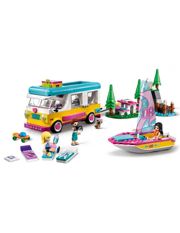 Lego Friends Forest Camper Van And Sailboat V29 (41681) - yuppietoys.gr