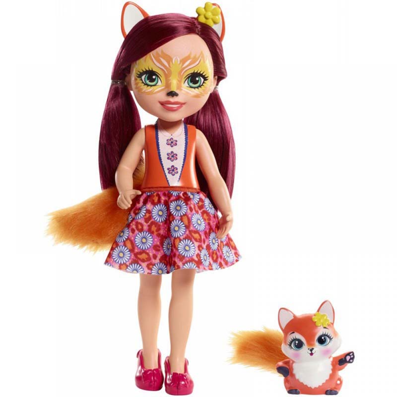 Enchantimals Μεγάλη Κούκλα - Felicity Fox Με Flick Mattel (FRH53/FRH51) -  yuppietoys.gr
