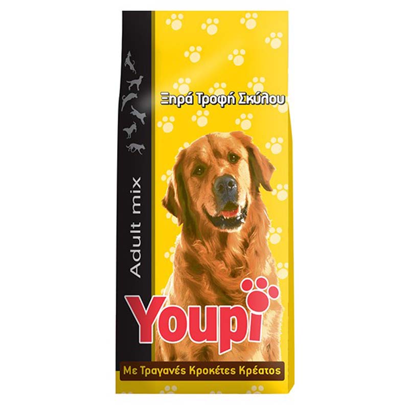 Youpi Σκυλοτροφή Adult Mix 20kg (1002122) - yuppietoys.gr