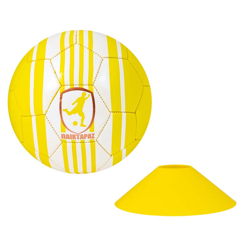Λαμπάδα Παικταράς Κίτρινος Με Μπάλα Και 4 Κώνους (1500-15759) -  yuppietoys.gr
