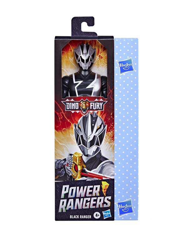 Λαμπάδα Power Rangers Dino Fury 30cm Black Ranger (F2962/F2957) -  yuppietoys.gr