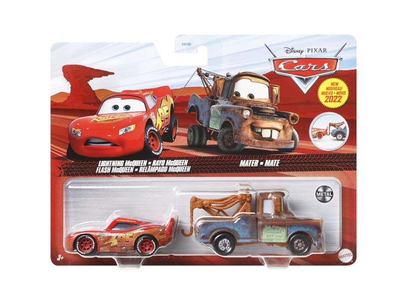 Cars Αυτοκινητάκια Σετ Των 2 Mater & Lightning Mcqueen Disney/Pixar Mattel  (HFB80/DXV99) - yuppietoys.gr