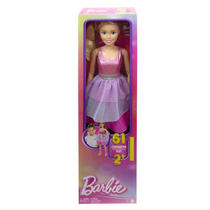 Barbie- Μεγάλη Κούκλα 71εκ. BARBIE (HJY02) - yuppietoys.gr