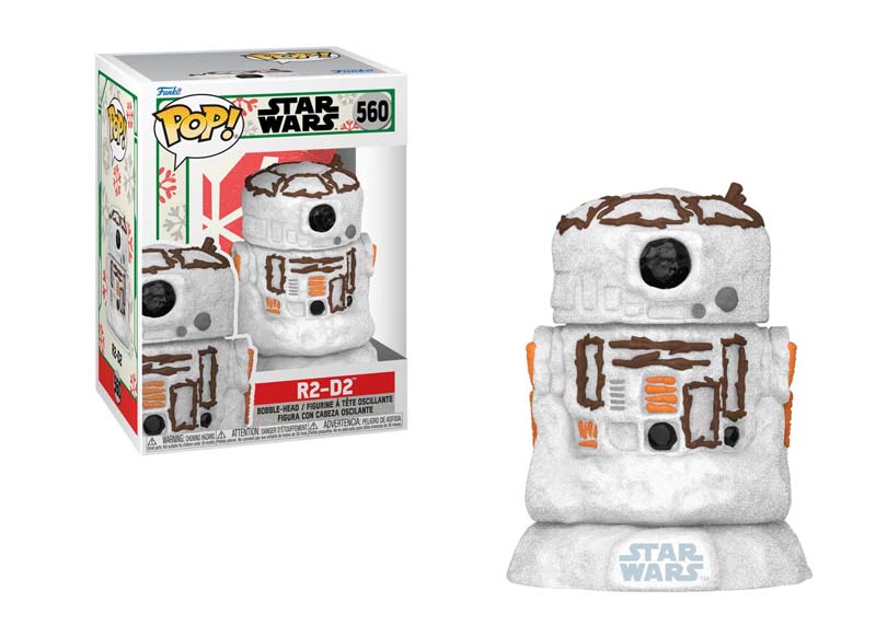 Funko Pop! Disney Star Wars: Holiday - R2-d2 Snowman Bobble-head #560  (64337) - yuppietoys.gr