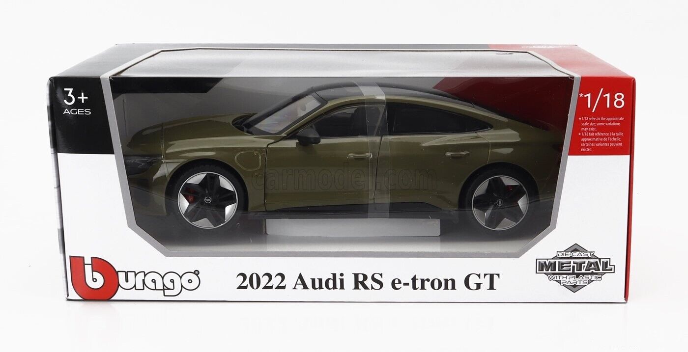 Μεταλλικό Αυτοκίνητο 1/18 Audi RS E-Tron GT Burago (18/11050 GN) -  yuppietoys.gr