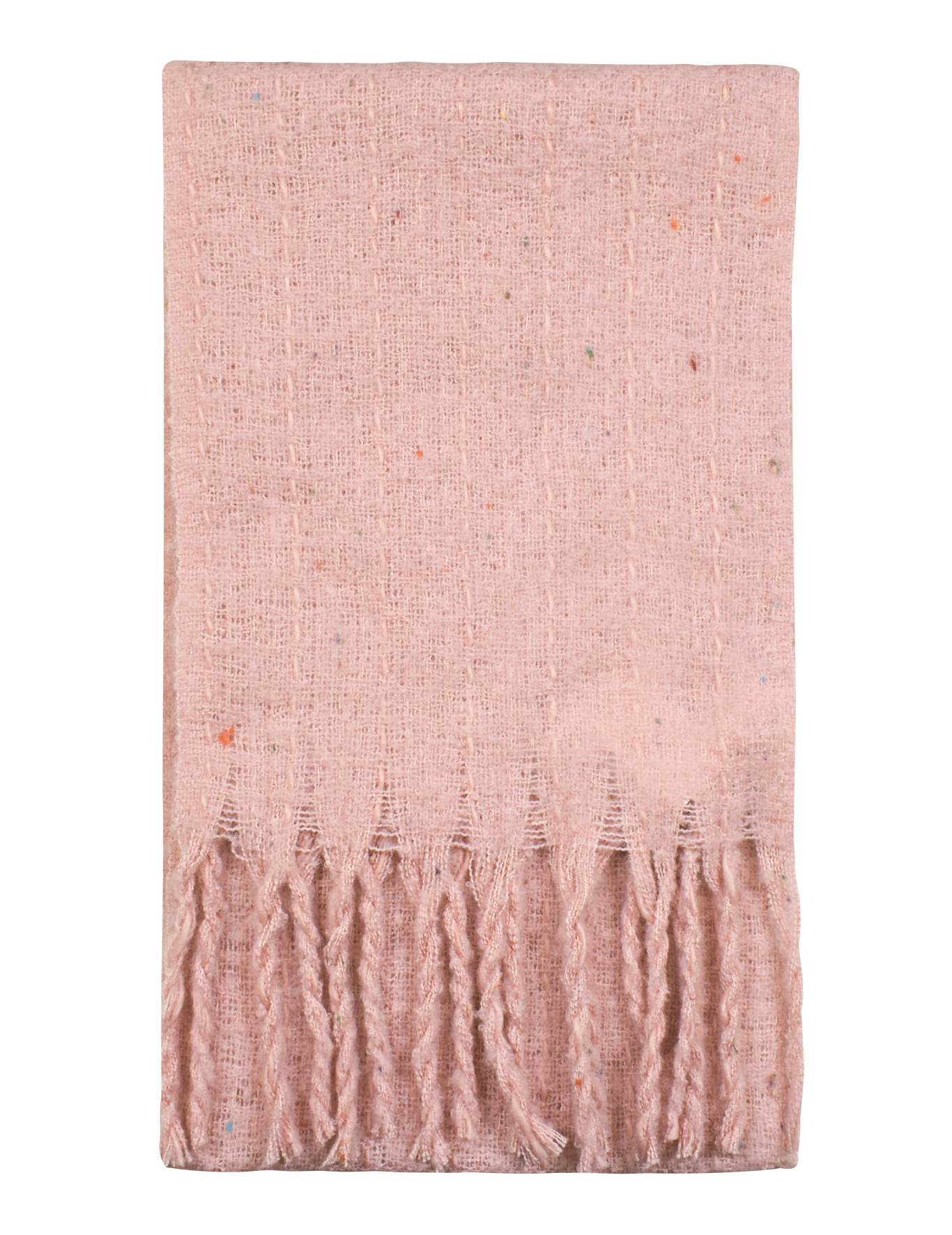 Κασκόλ Διπλής Ύφανσης Γυναικείο Ροζ STAMION (114511-4) - yuppietoys.gr